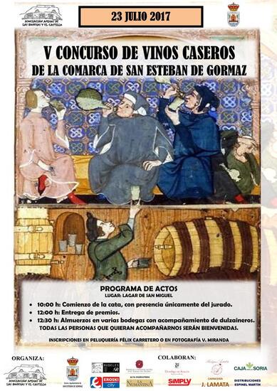 Cartel V Concurso de Vinos Caseros