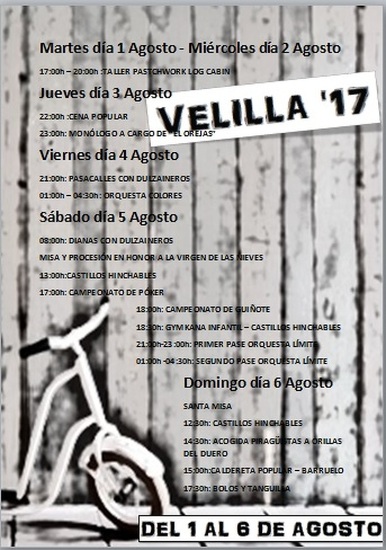 Fiestas Velilla