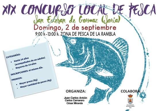 Cartel Concurso de Pesca 2018